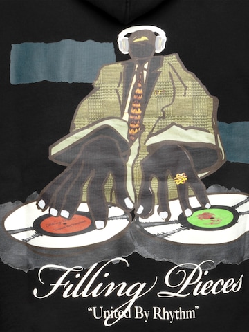 Filling Pieces - Sweatshirt 'DJ' em preto