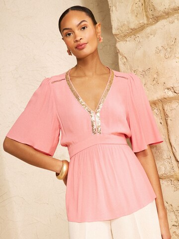 love & roses Halenka – pink: přední strana