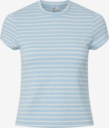 Maglietta 'PCMonique' di PIECES in blu: frontale