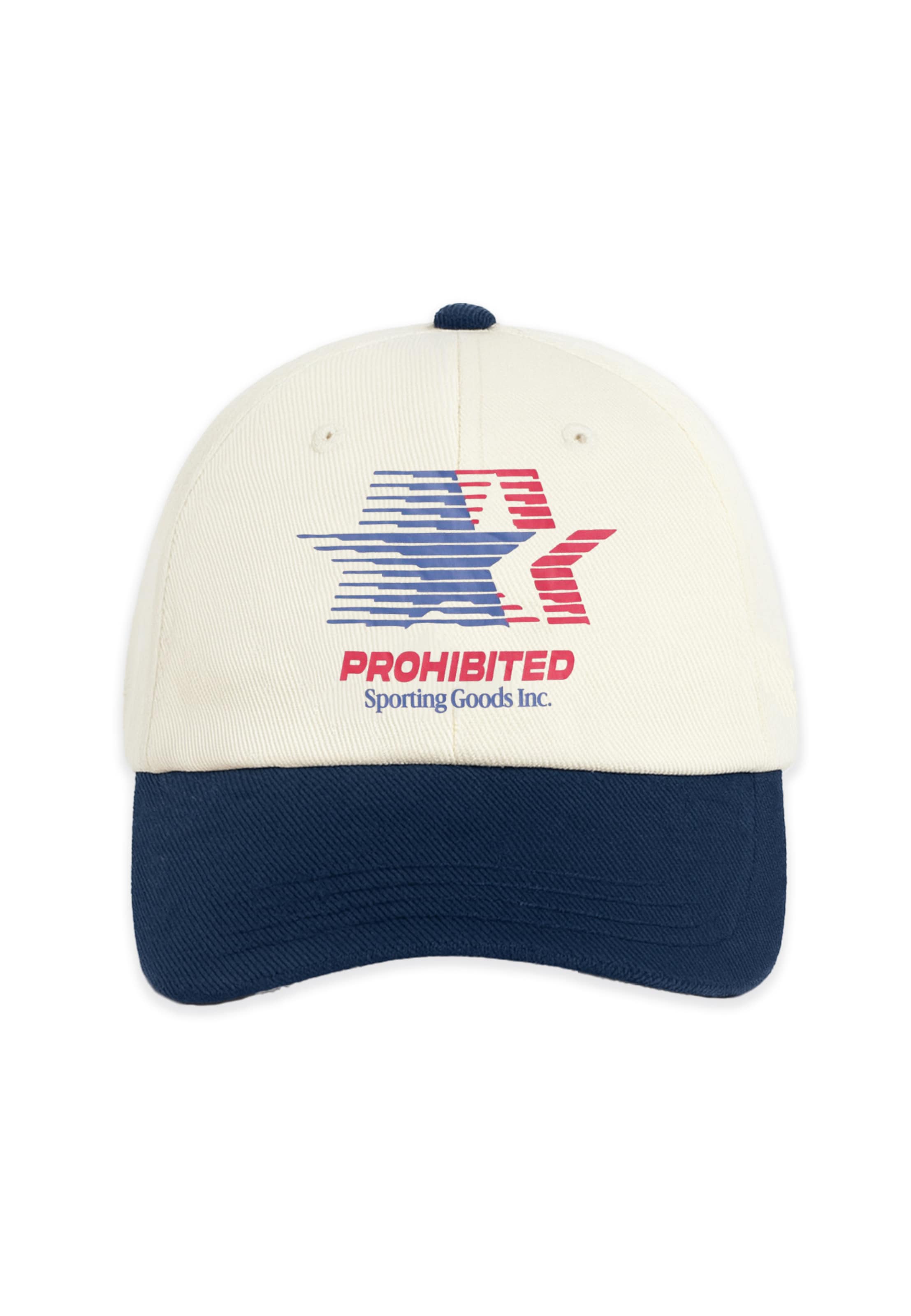 Prohibited Kappe 'Sporting Goods' in Beige: Vorderseite