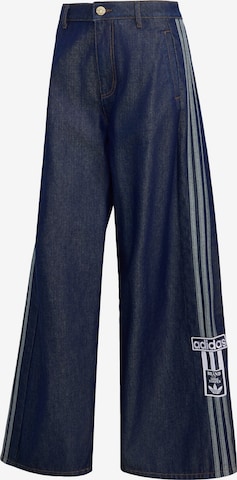 mėlyna ADIDAS ORIGINALS Plačios klešnės Džinsai 'Adibreak': priekis