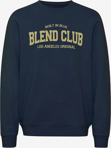 Sweat-shirt BLEND en bleu : devant