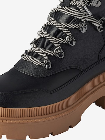 TAMARIS Lace-Up Ankle Boots in Black