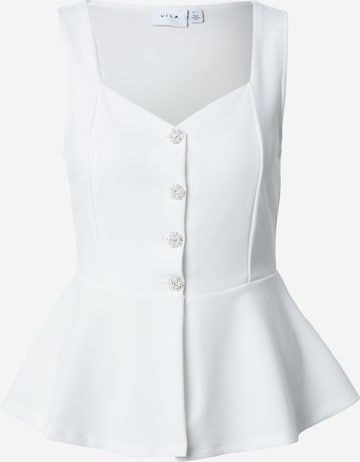 VILA - Blusa 'VICLARA' en blanco: frente