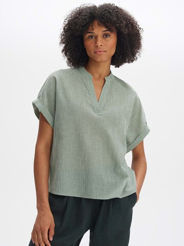 Camicia da donna 'Flandra' di OPUS in verde: frontale