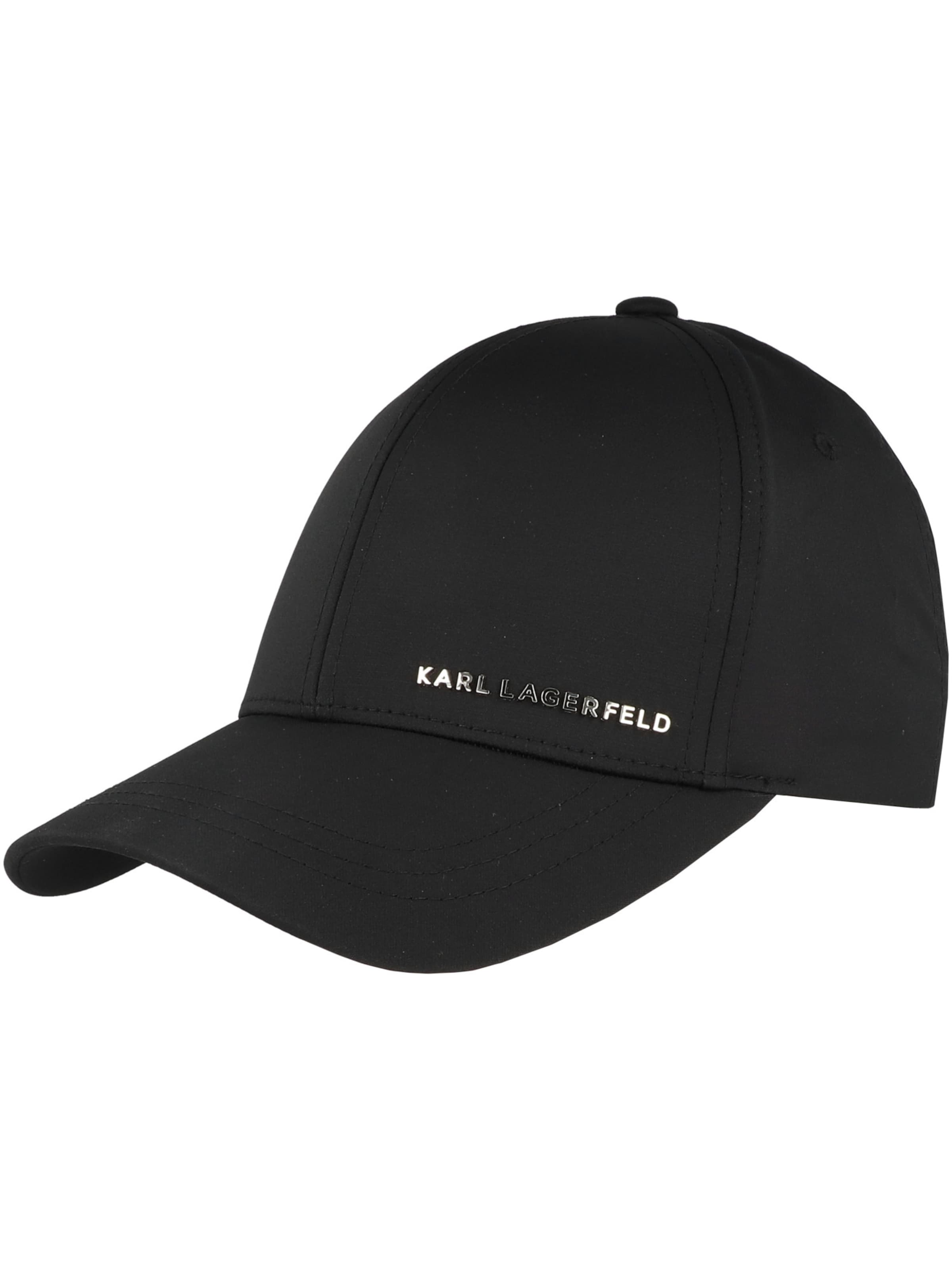Karl Lagerfeld Casquette en 1 en noir, Vue avec produit