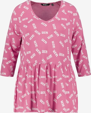 Ulla Popken Shirt in Roze: voorkant