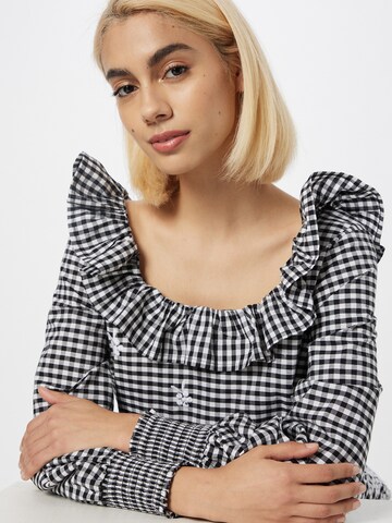 Dorothy Perkins Bluse in Schwarz