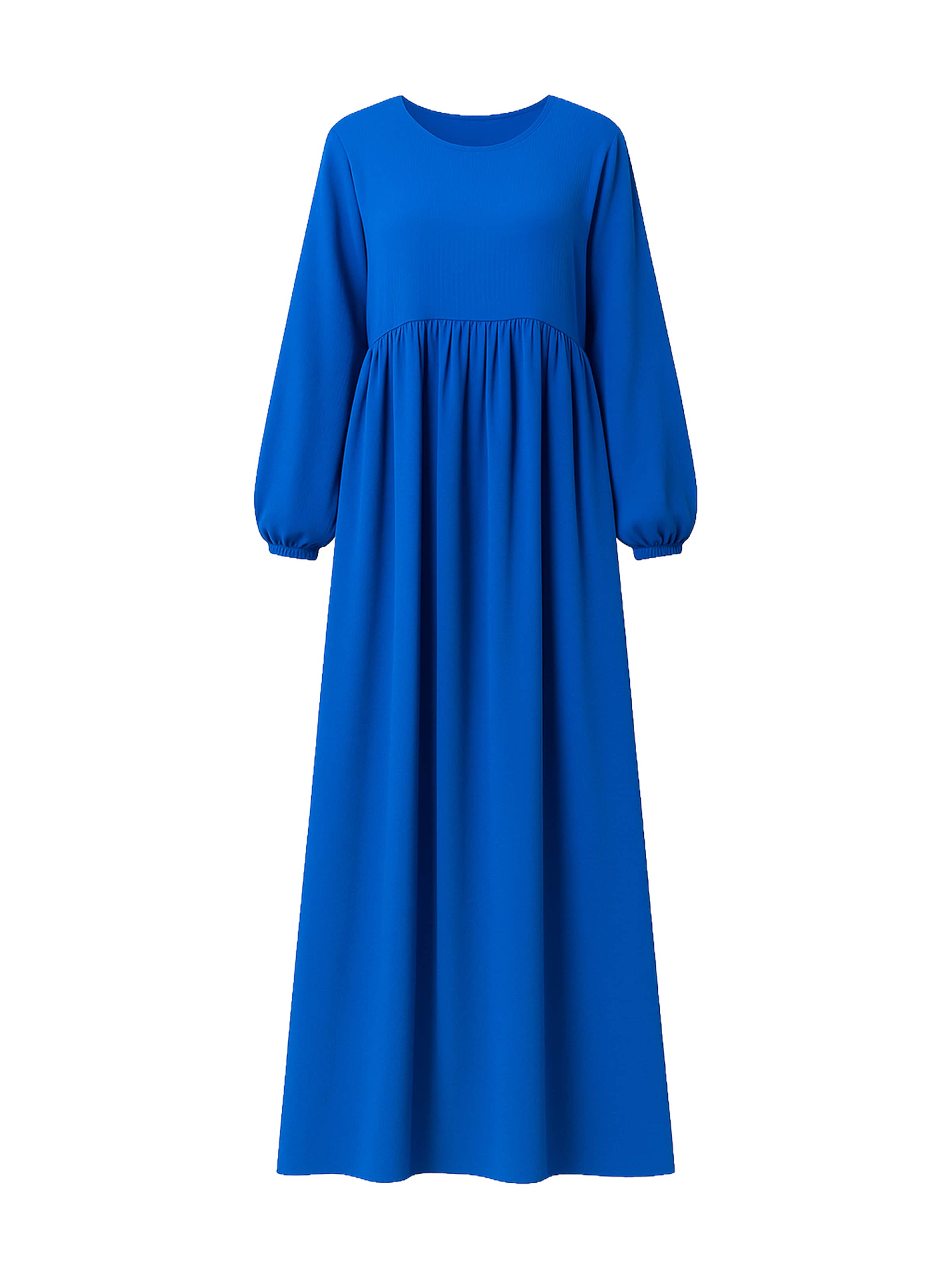 Robe Elara en bleu : devant