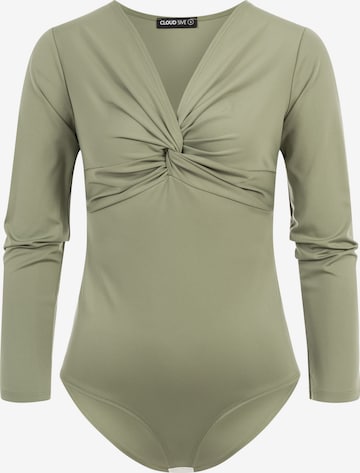 Body a maglietta di Cloud5ive in verde: frontale