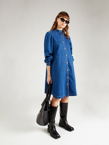 MSCH COPENHAGEN Shirt Dress 'Shayla' in Blue