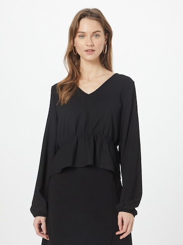 ABOUT YOU Blouse 'Cleo' in Zwart: voorkant