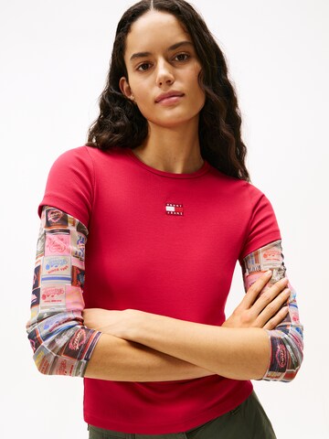 Tommy Jeans - Camisa em vermelho