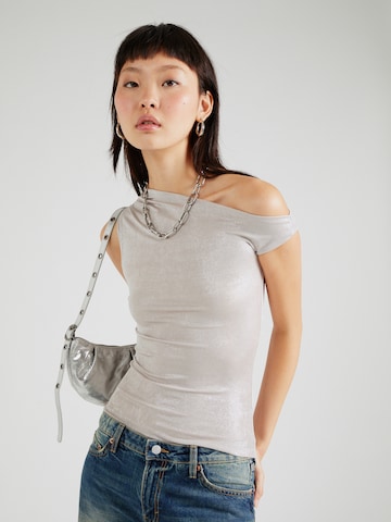 Haut 'Victoria' WEEKDAY en gris : devant