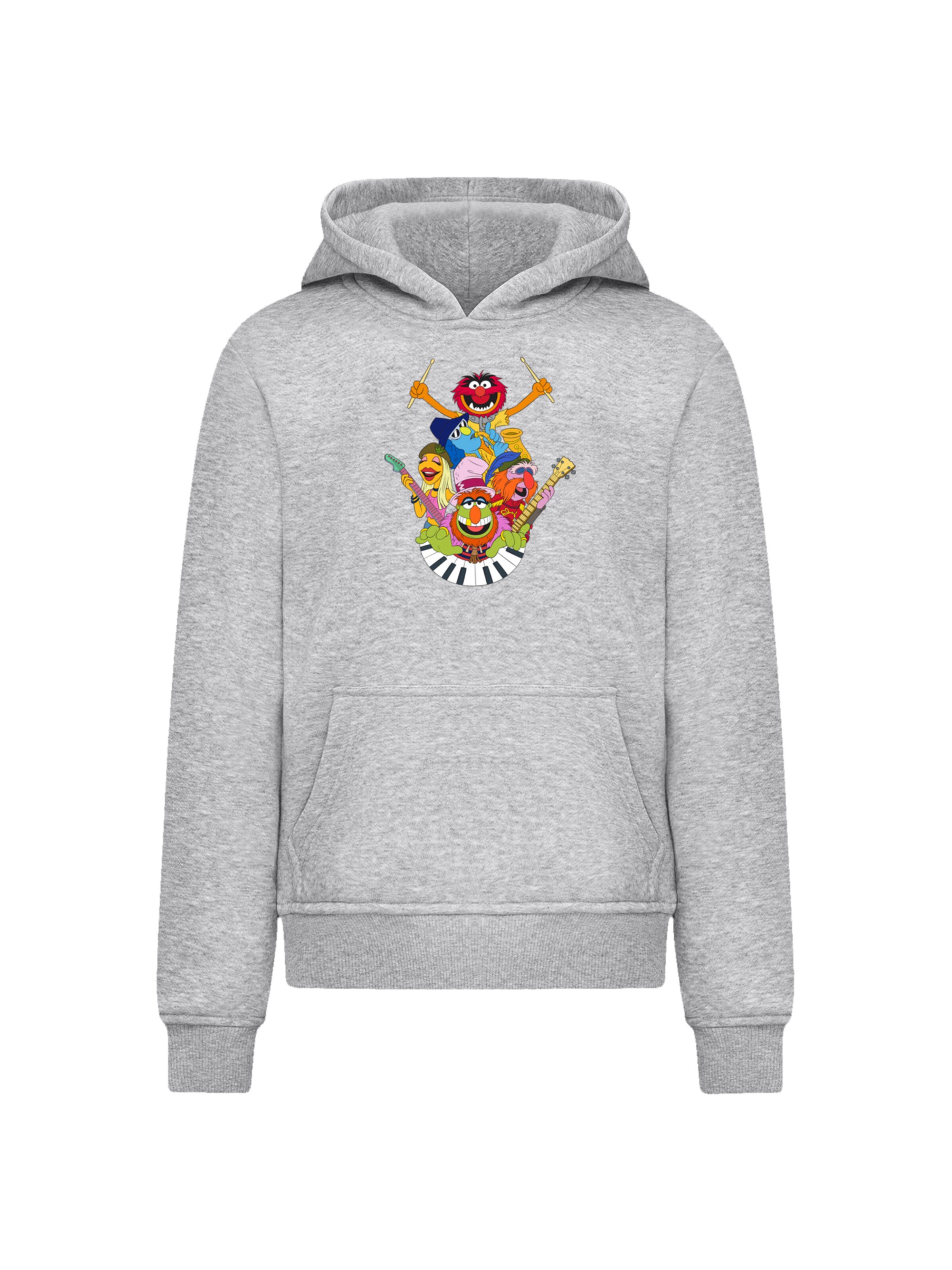 Pull-over 'Disney Muppets-Dr.-Teeth-and-The-Electric-Mayhem' F4NT4STIC en gris : devant