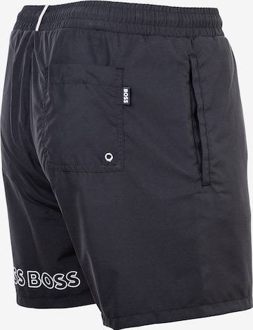 BOSS Orange Kratke kopalne hlače 'Dolphin' | črna barva