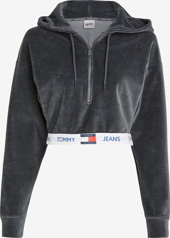 Tommy Jeans Sweatshirt 'Heritage' in Grijs: voorkant