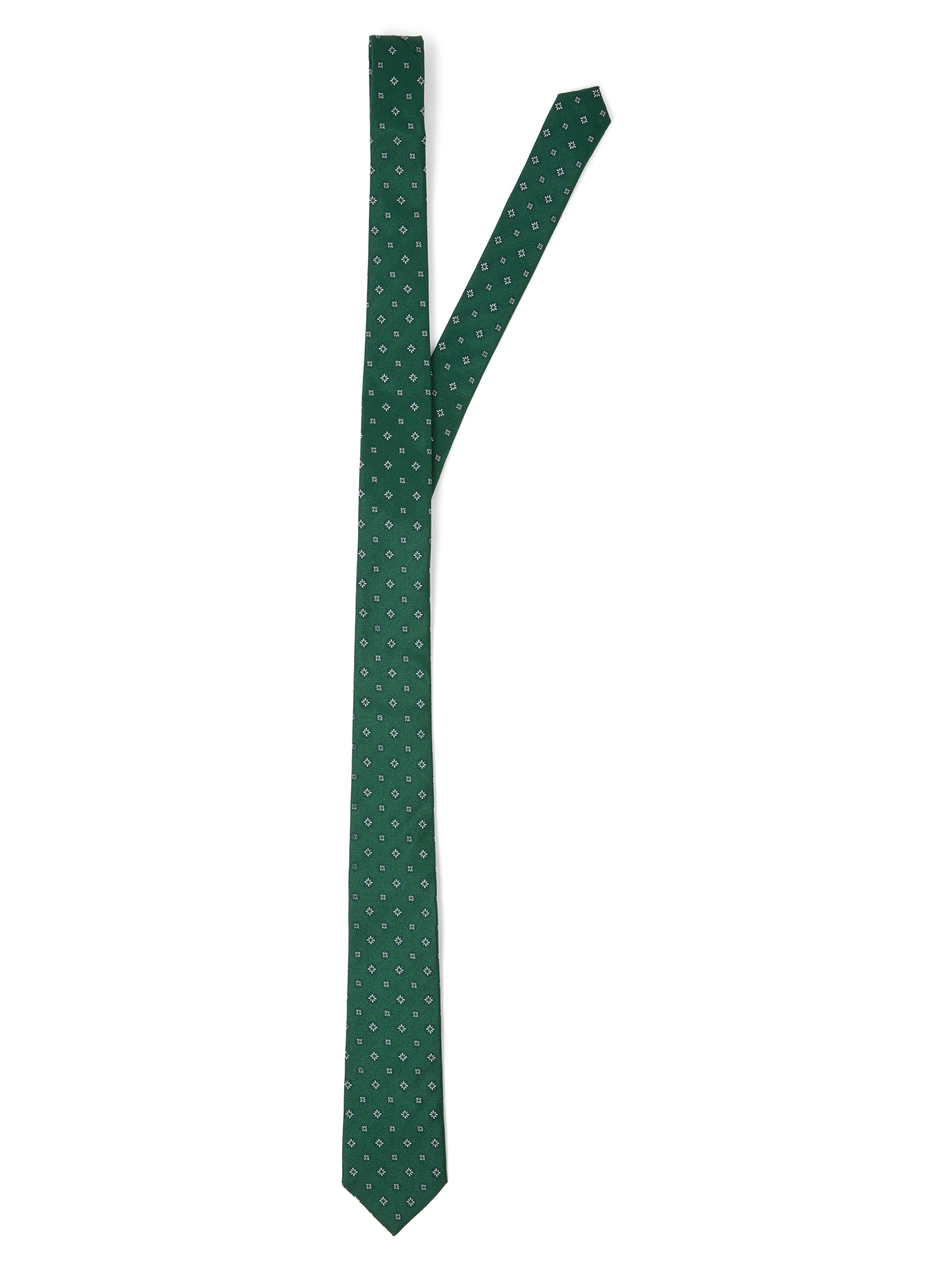 Andrew James Tie in Green: front