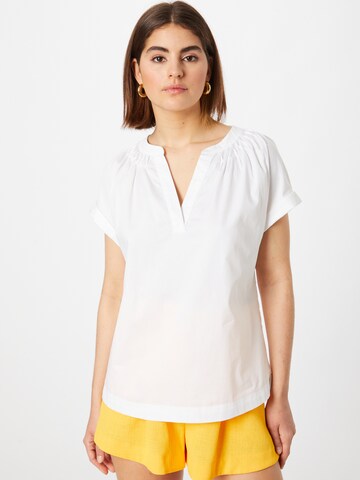 Camicia da donna di s.Oliver BLACK LABEL in bianco: frontale