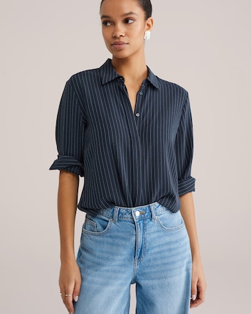 WE Fashion - Blusa en azul: frente