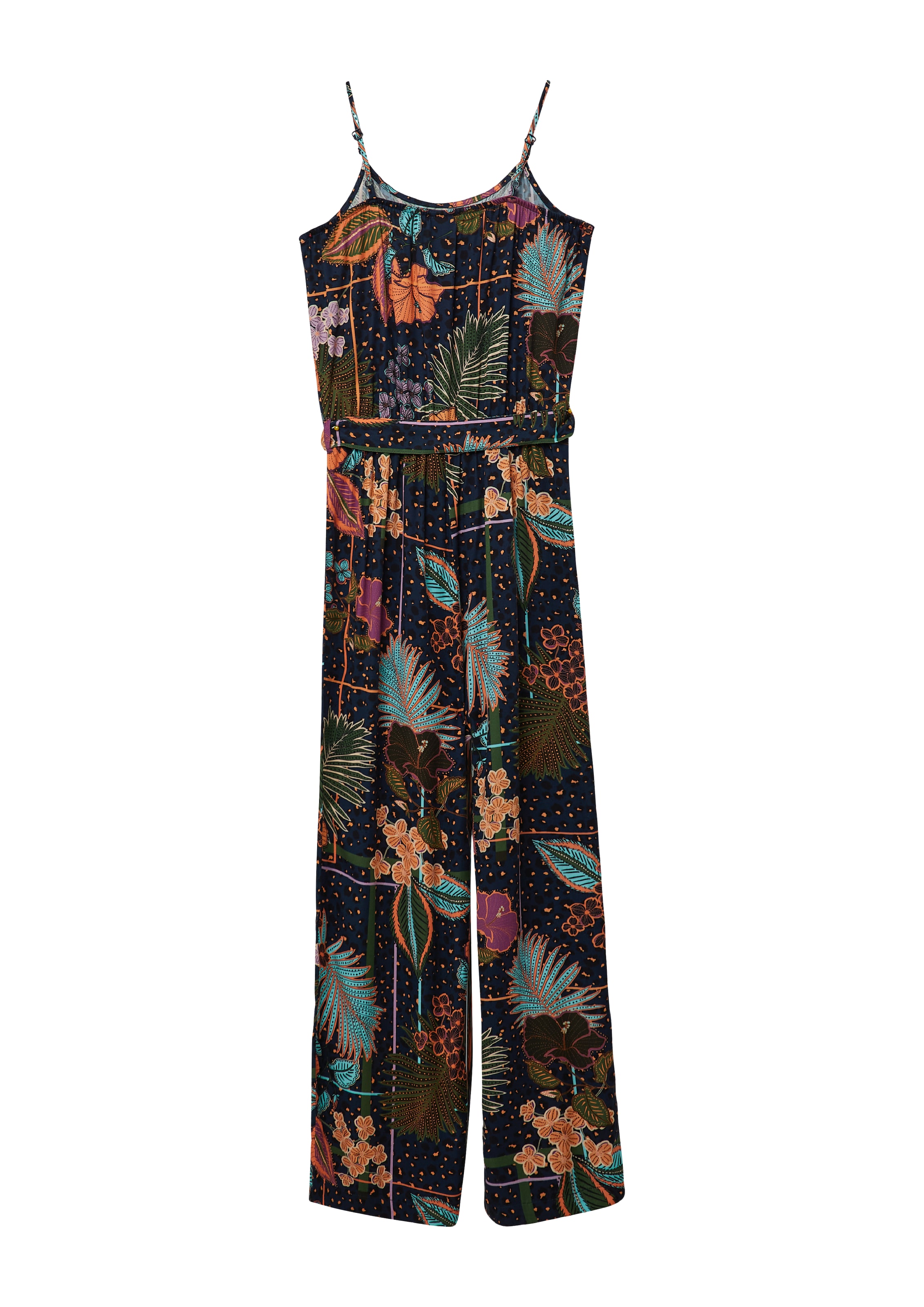 s.Oliver Overall in Blauw: voorkant