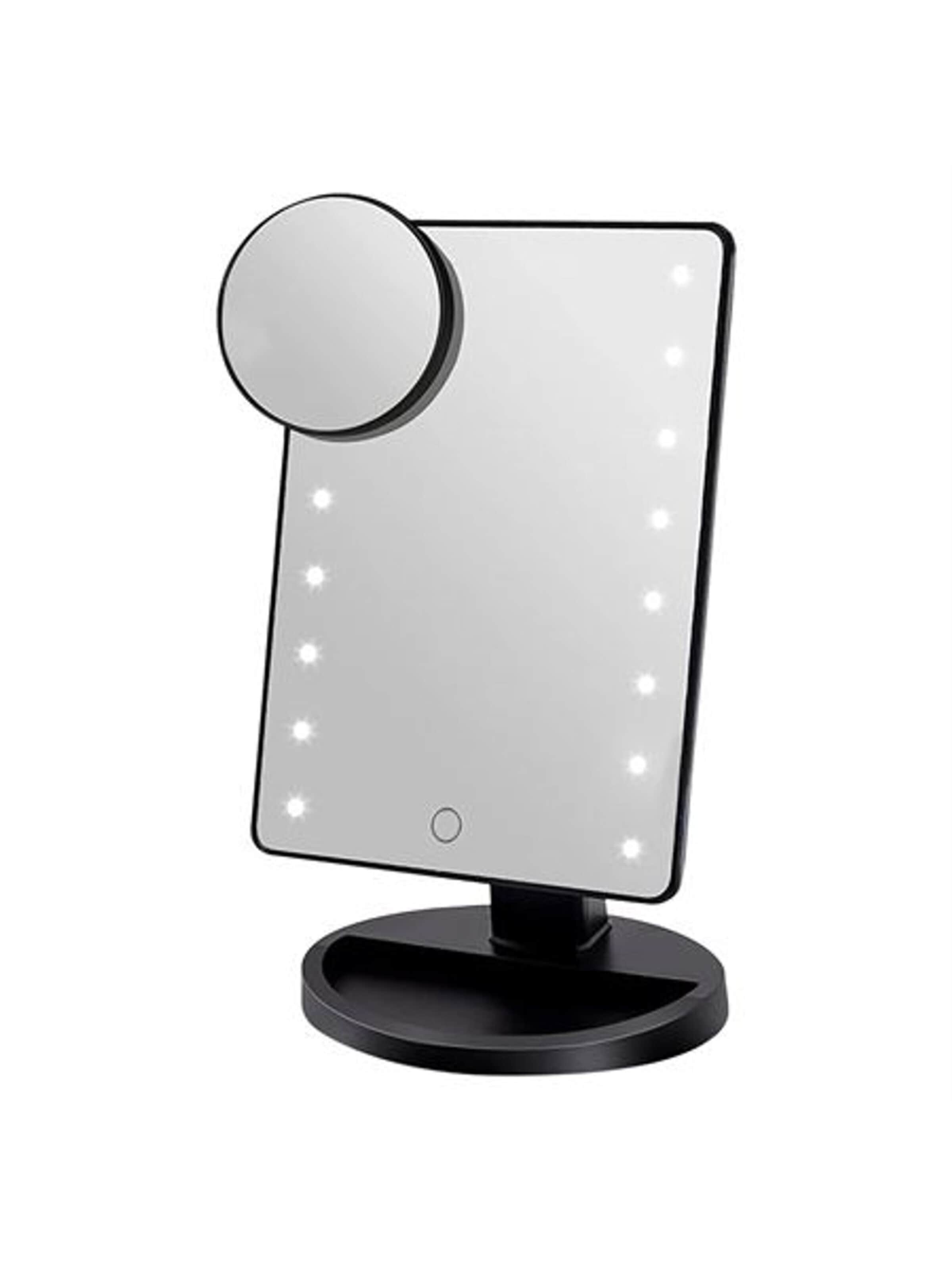 Boîte à bijoux 'UNIQ Classic Star Makeup Mirror - Black' UNIQ Beauty en noir : devant
