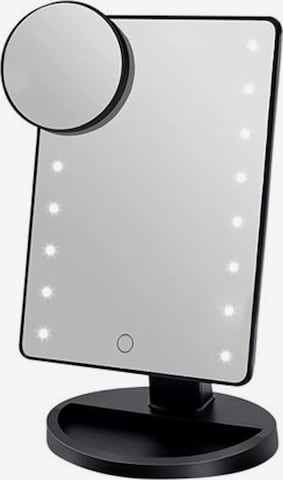 Boîte à bijoux 'UNIQ Classic Star Makeup Mirror - Black' UNIQ Beauty en noir : devant