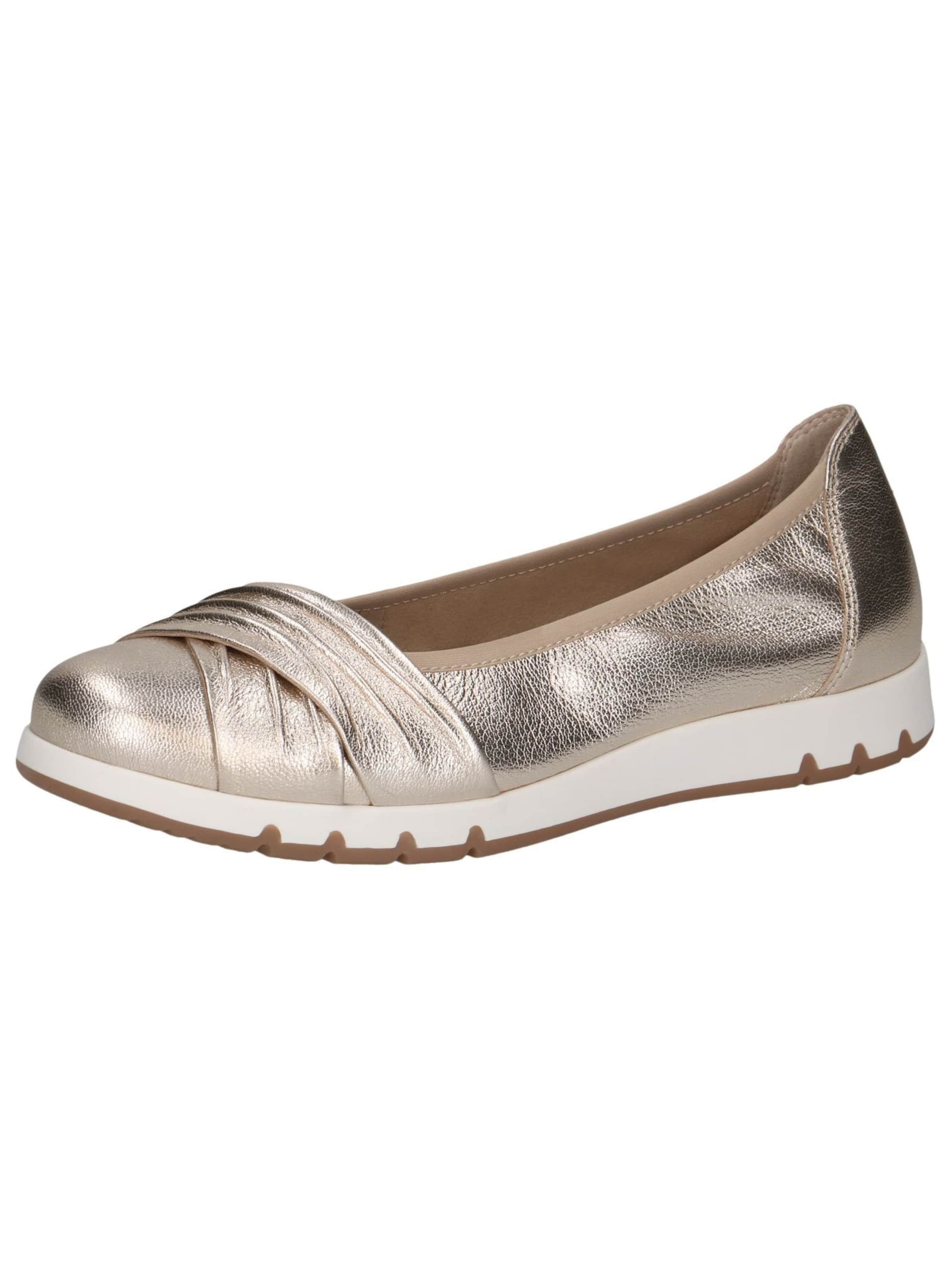 CAPRICE Ballerina in Gold: Vorderseite