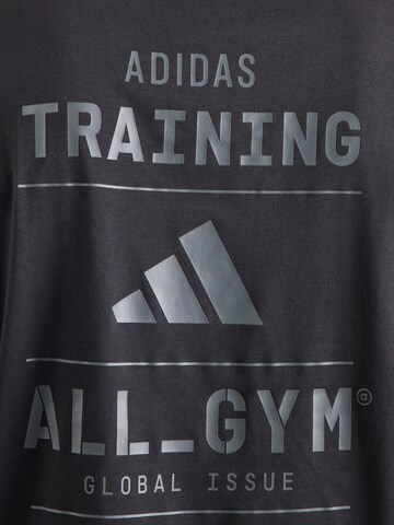 ADIDAS PERFORMANCETehnička sportska majica - crna boja