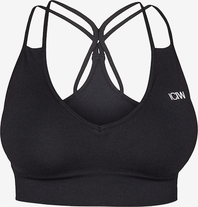 Sportinė liemenėlė 'Define Seamless' iš ICANIWILL, spalva – juoda / balta, Prekių apžvalga