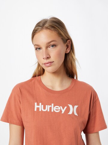 Hurley Functioneel shirt in Rood