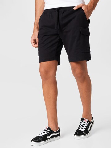 Regular Pantalon cargo 'DESTINY' Key Largo en noir : devant