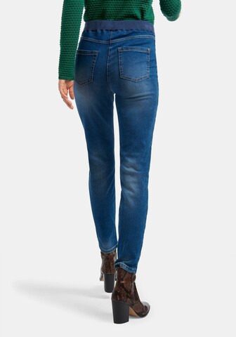 Coupe slim Jean Peter Hahn en bleu