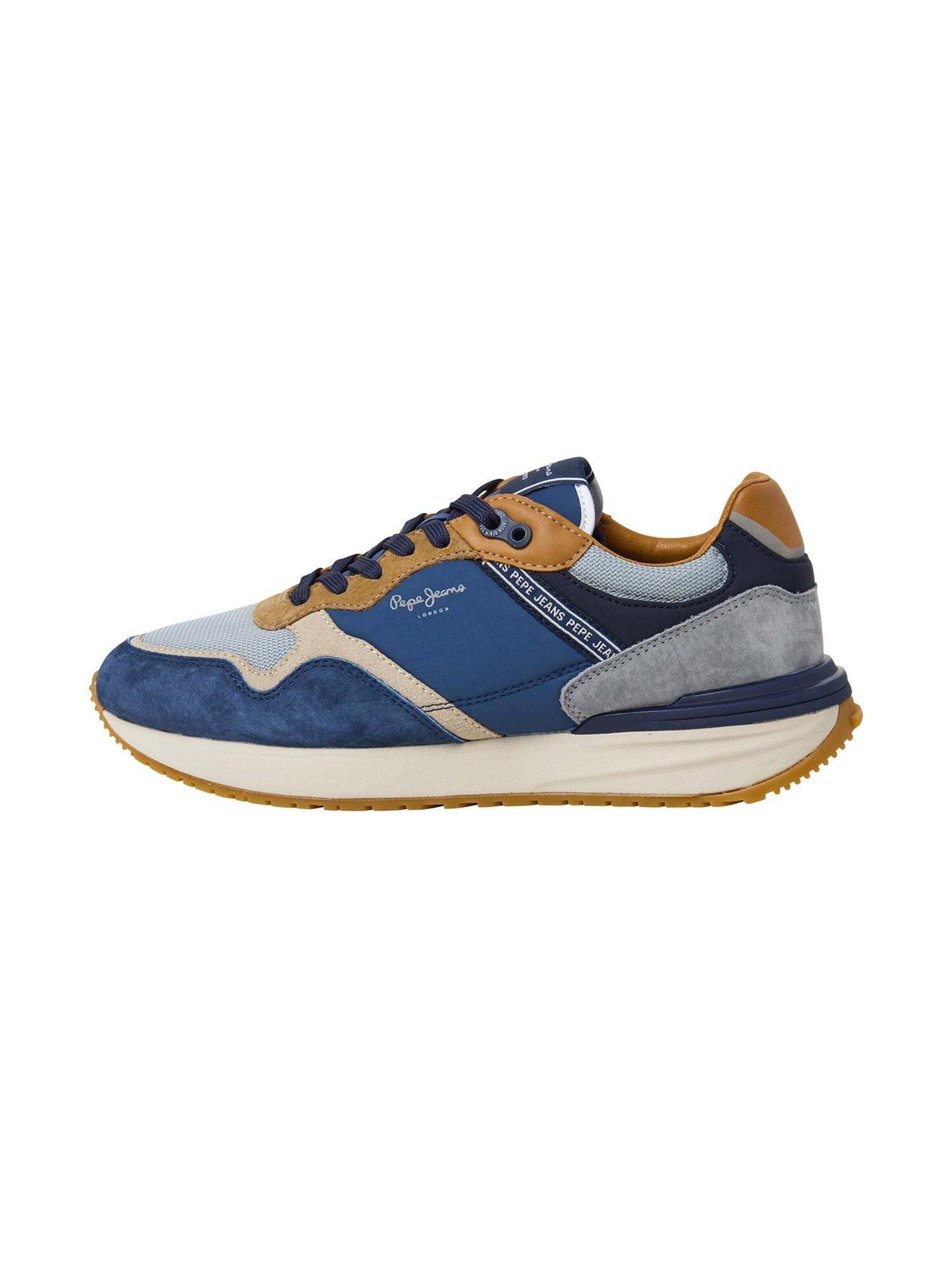 Sneaker bassa 'Buster Pro' di Pepe Jeans in blu: frontale