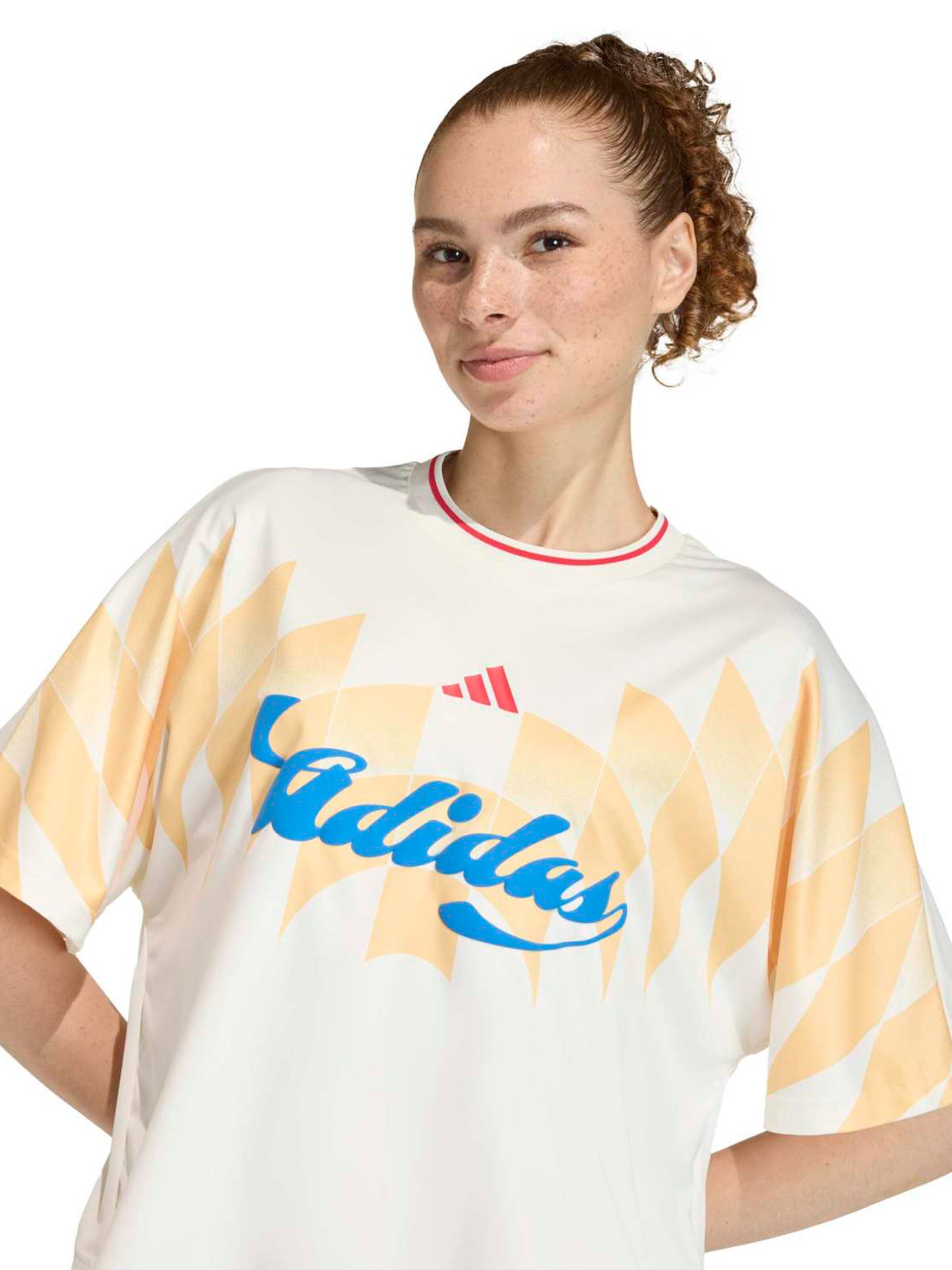 ADIDAS SPORTSWEARTehnička sportska majica 'HOUSE OF TIRO X COMMON GOAL' - bijela boja