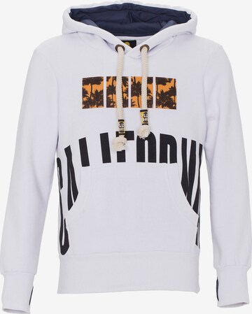 PLUS EIGHTEEN Sweatshirt in White: front