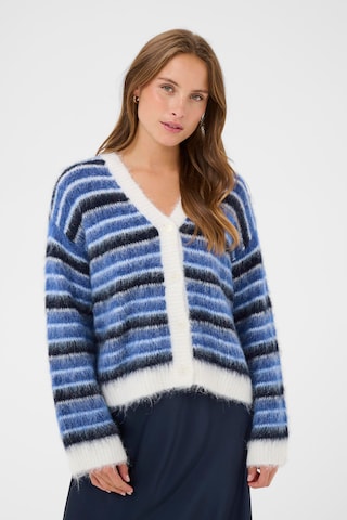 SAINT TROPEZ Knit cardigan 'OlmaSZ' in Blue: front