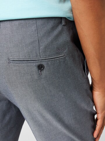 BOSS Normální Chino kalhoty – modrá