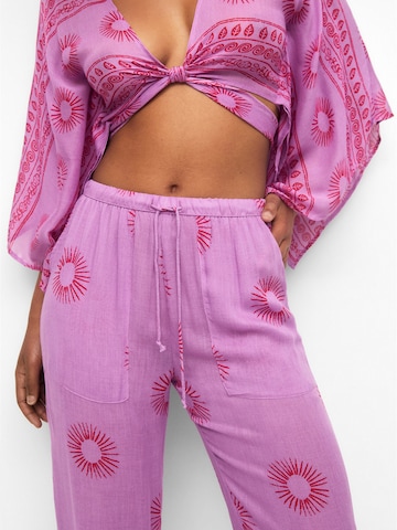 Pull&Bear Normální Kalhoty – pink