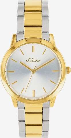 s.Oliver Analog Watch in Gold: front