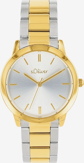 s.Oliver Quarzuhr in gold / silber, Produktansicht