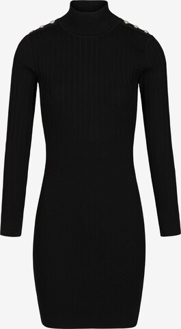 MorganPletena haljina 'RMTALA' - crna boja: prednji dio