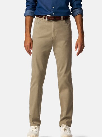 Regular Pantalon chino 'Dublin' MEYER en beige : devant