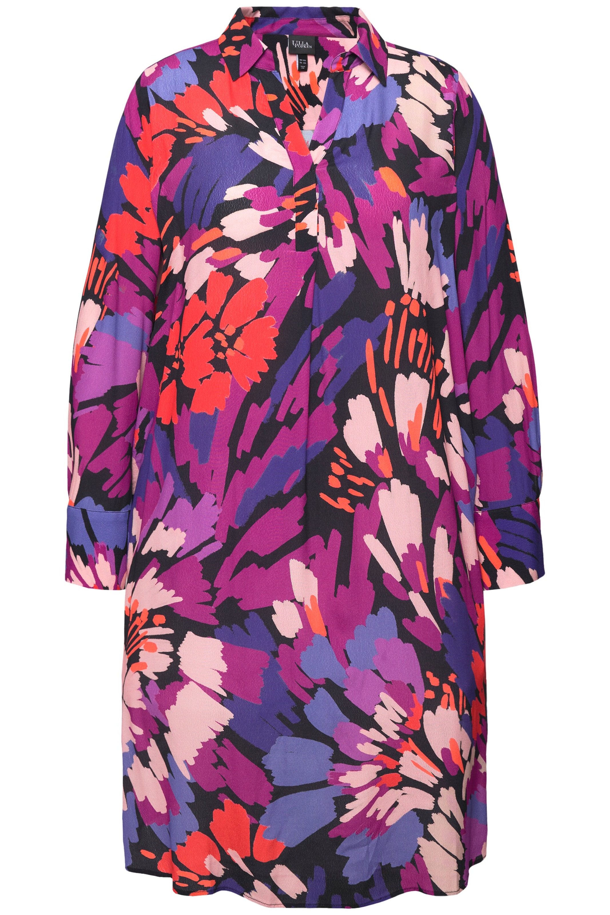 Ulla Popken Jurk in Gemengde kleuren: voorkant