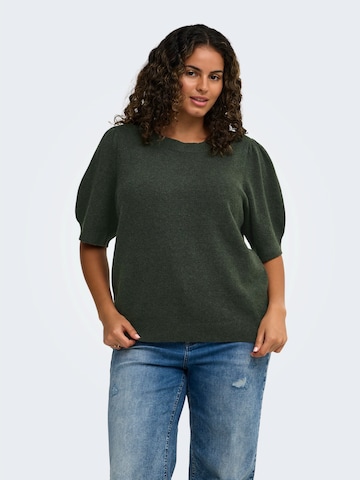 ONLY Carmakoma Pullover 'CARRICA' in Grün: Vorderseite