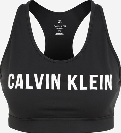 Calvin Klein Performance Спортен сутиен в черно / бяло, Преглед на продукта