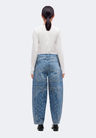 Liu Jo Barrel Farmer 'PANT.BALLOON FROG REG.W.' - kék: hátul