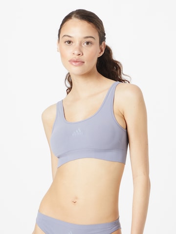 Bustier Soutien-gorge ADIDAS SPORTSWEAR en gris : devant