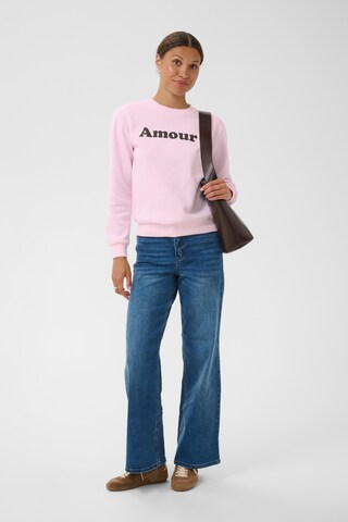 Kaffe Sweatshirt 'KAmila ' i pink