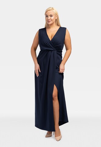 Karko Dress 'ELEONORA' in Blue: front